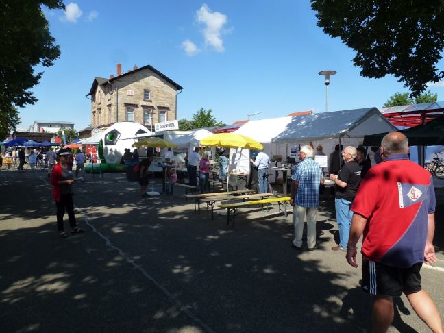 Der Info Stand von "Mensch vor Verkehr"